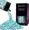Opal Chunky Glitter, 1.75oz/50g Blue Glitter, Dreamy High Sparkle Glitter for Crafts Holographic Fine Glitter Mix Iridescent Glitters Flake for Resin Nails Art Hair DIY Snow Globe - Azure Sky